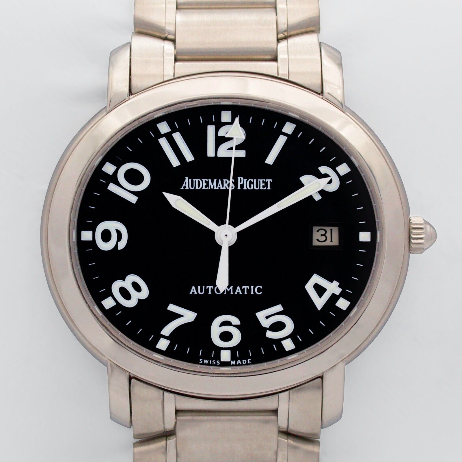 Audemars Piguet Millenary 15049ST 38mm Stainless Steel Band Black Dial Automatic